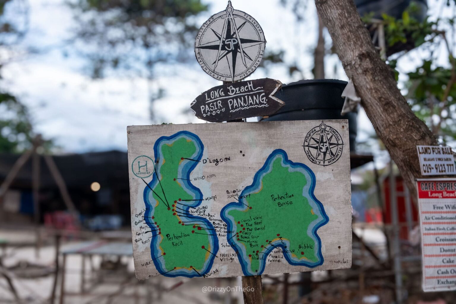 Perhentian Island Map